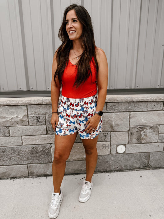 Patriotic Bow Shorts