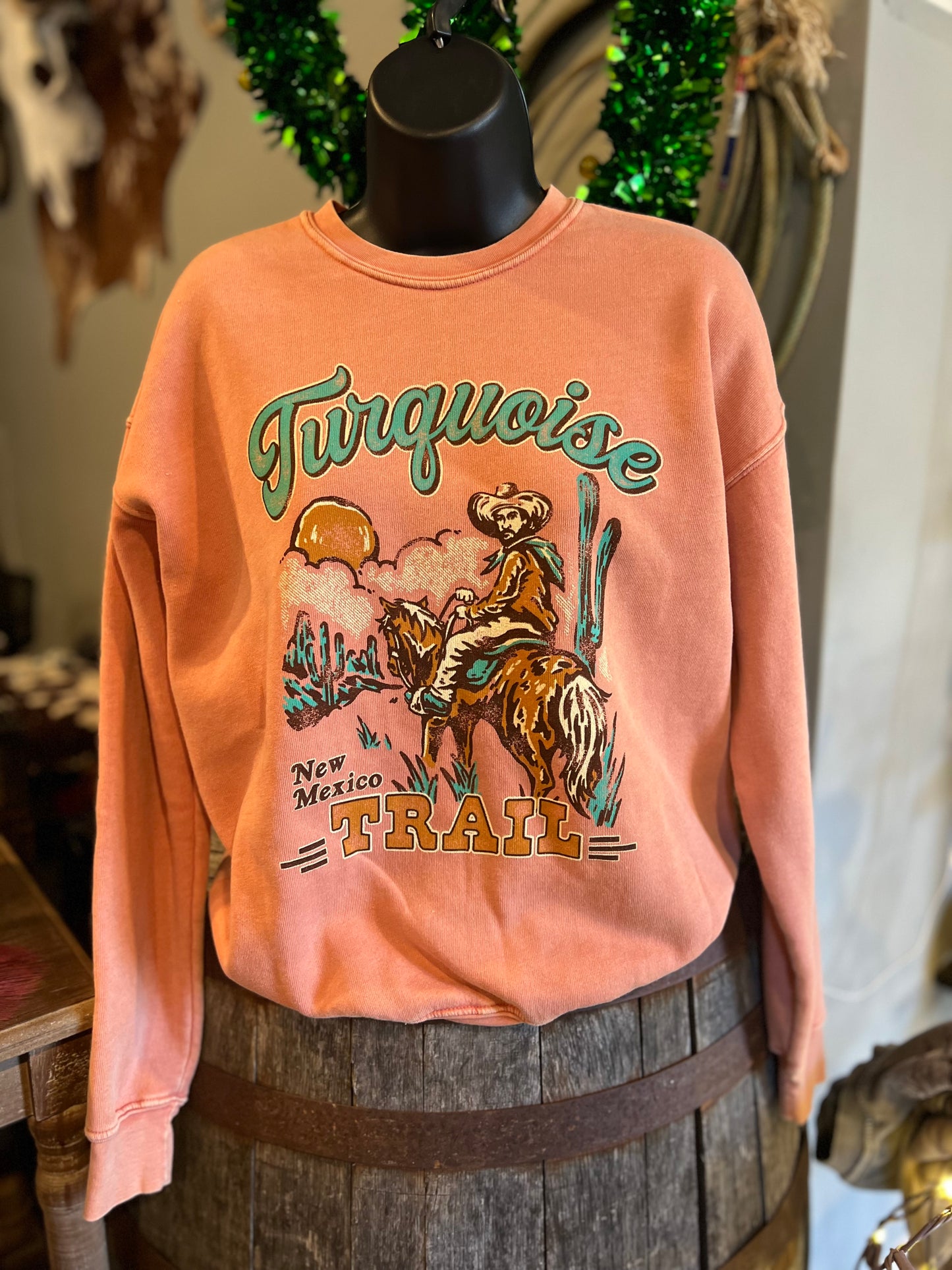 Turquoise Trail Peach Sweatshirt