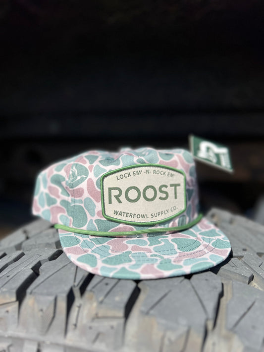 Roost Logo Youth Fieldstone SnapBack