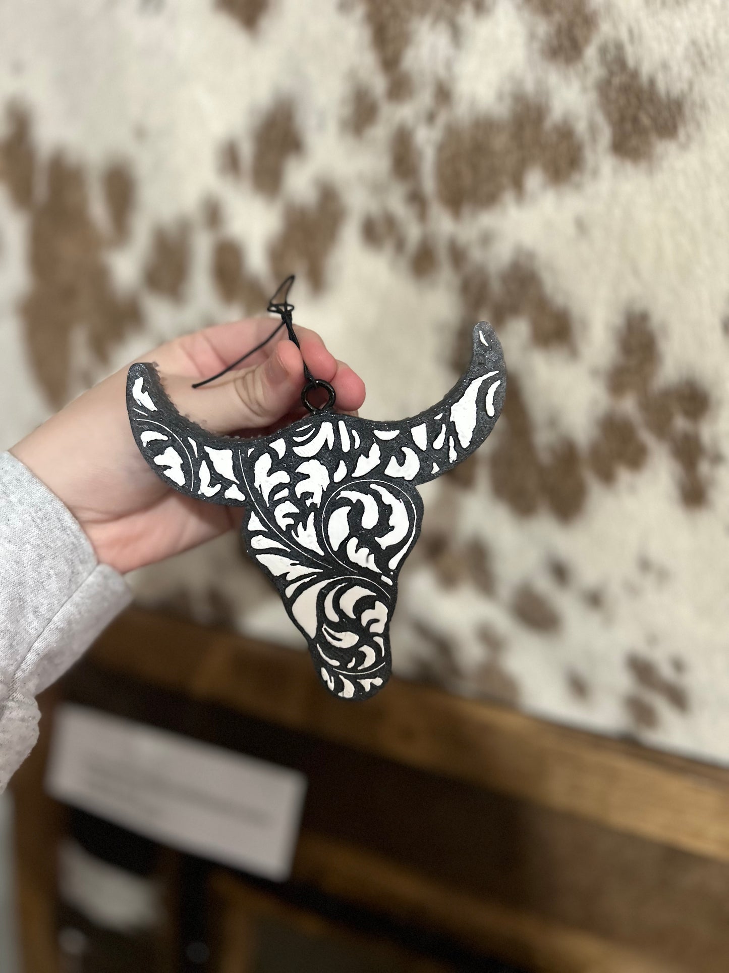 Black Tool Steer Head Freshie- Salty Heifer