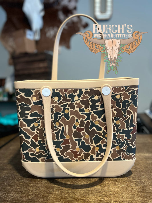 Camo Lake/Beach Bag