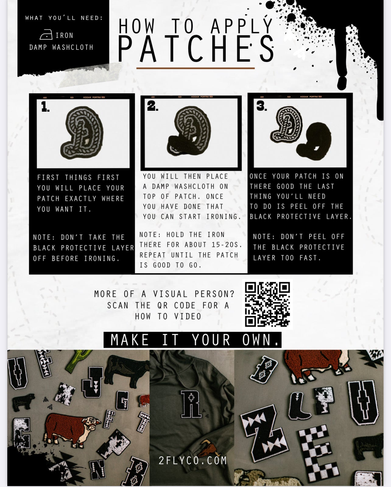 Large Cactus Iron On Patch