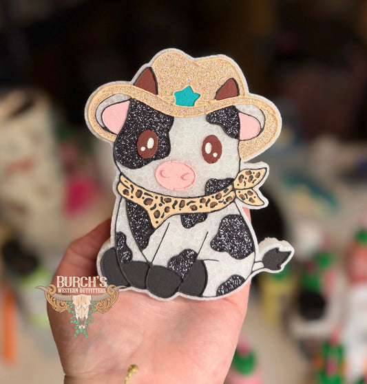 Cowboy Cow Freshie
