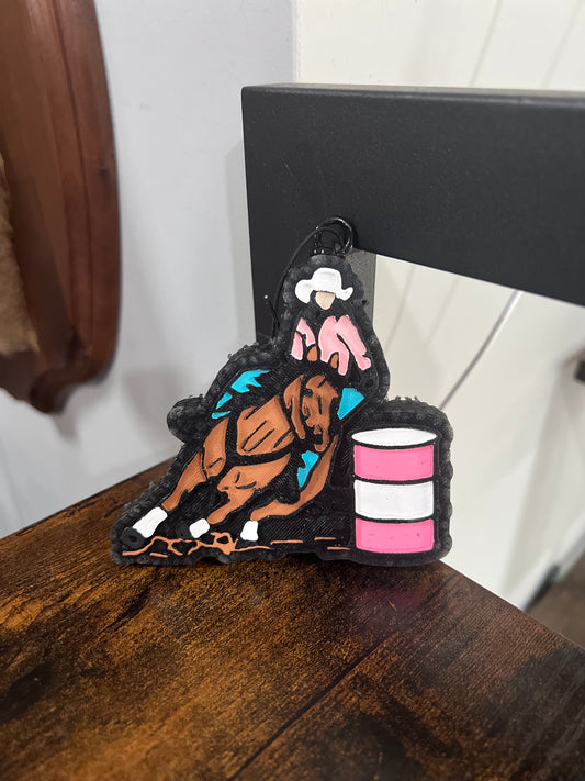 Barrel Racer Freshie