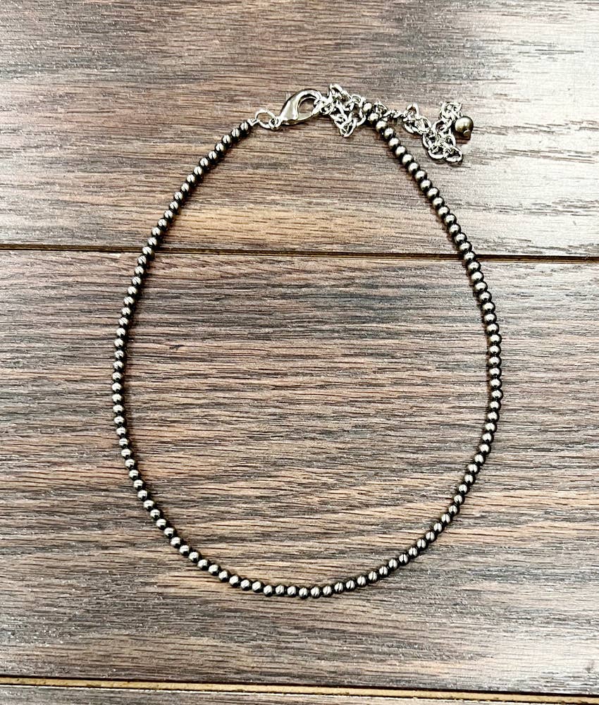 4MM 15” Faux Pearl Necklace