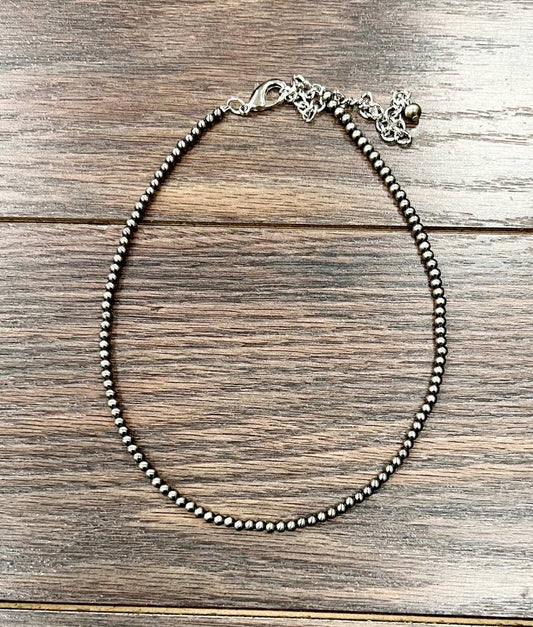 4MM 15” Faux Pearl Necklace