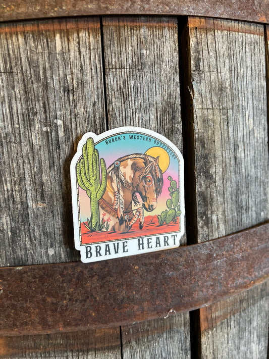 Brave Heart Sticker