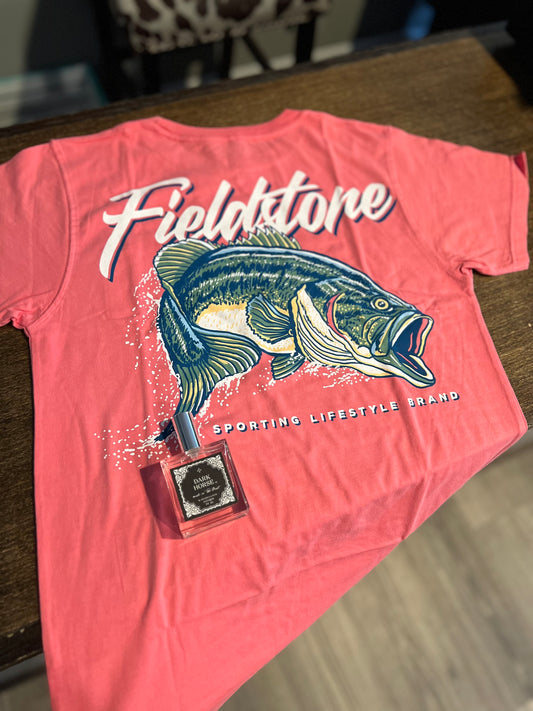 Largemouth Bass Fieldstone Tee