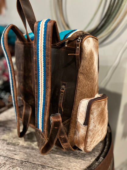 Saddleblanket Cowhide Backpack