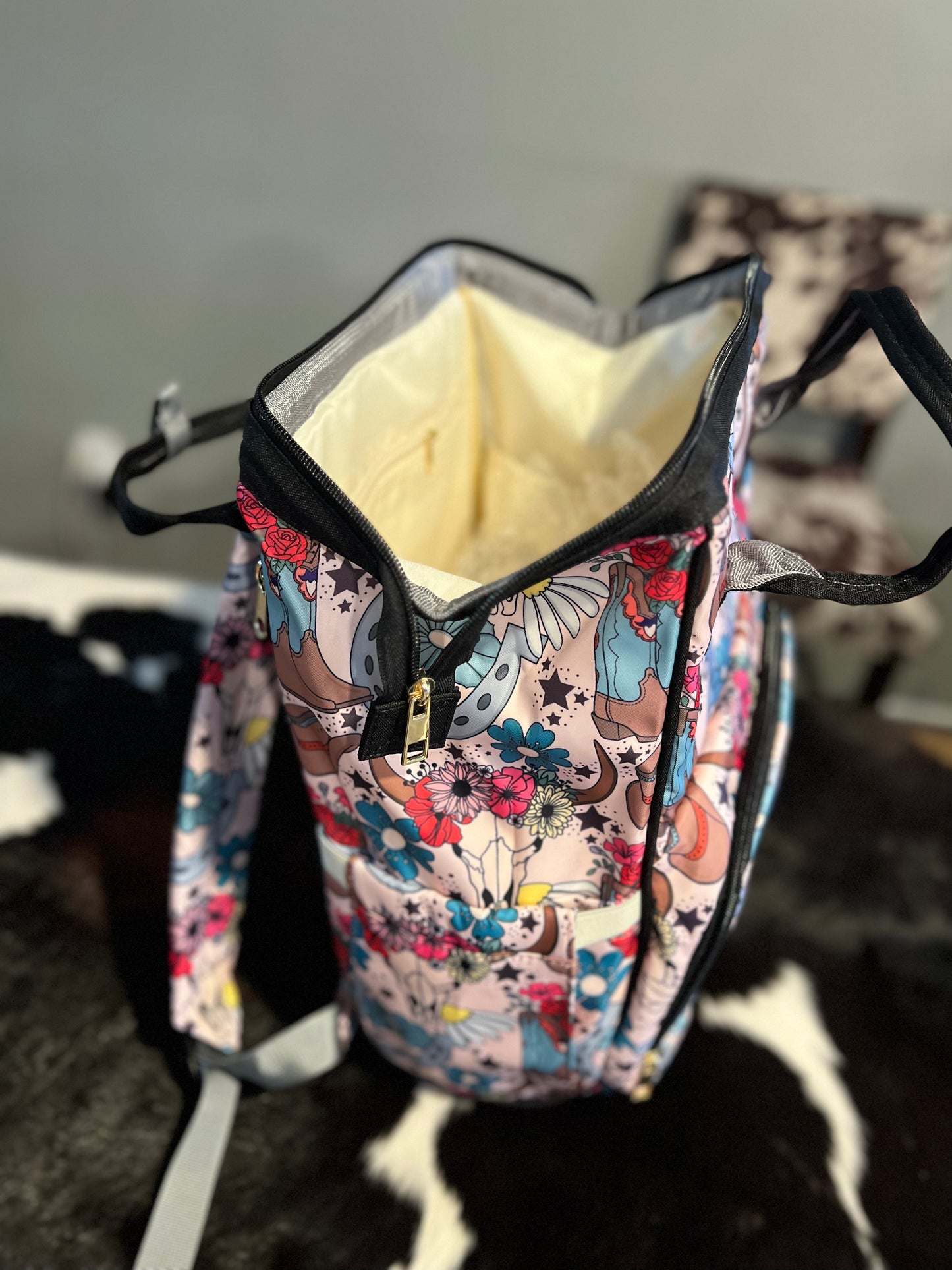 Cheetah Cactus Diaper Bag