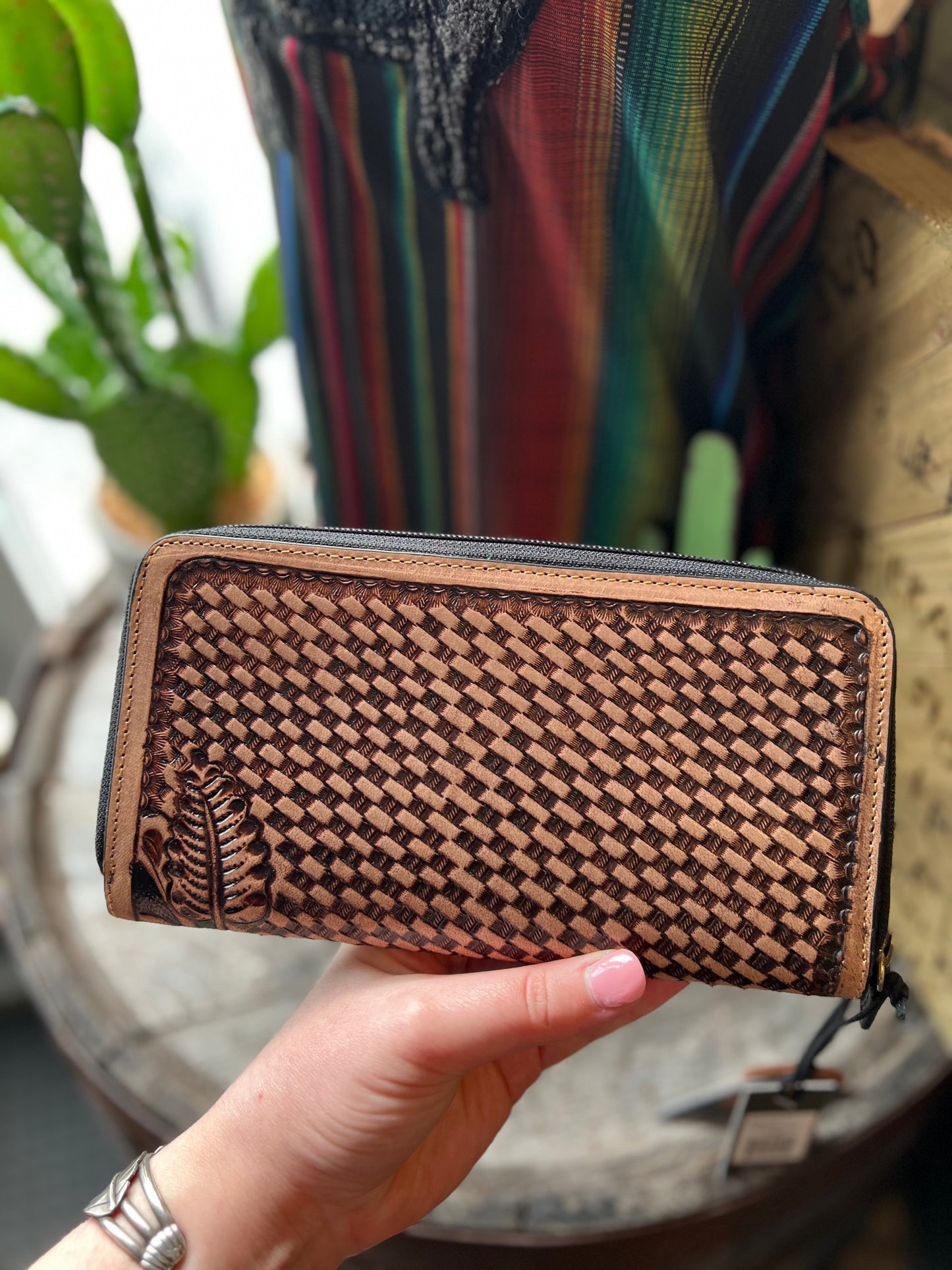 Azure Myra Tooled Wallet