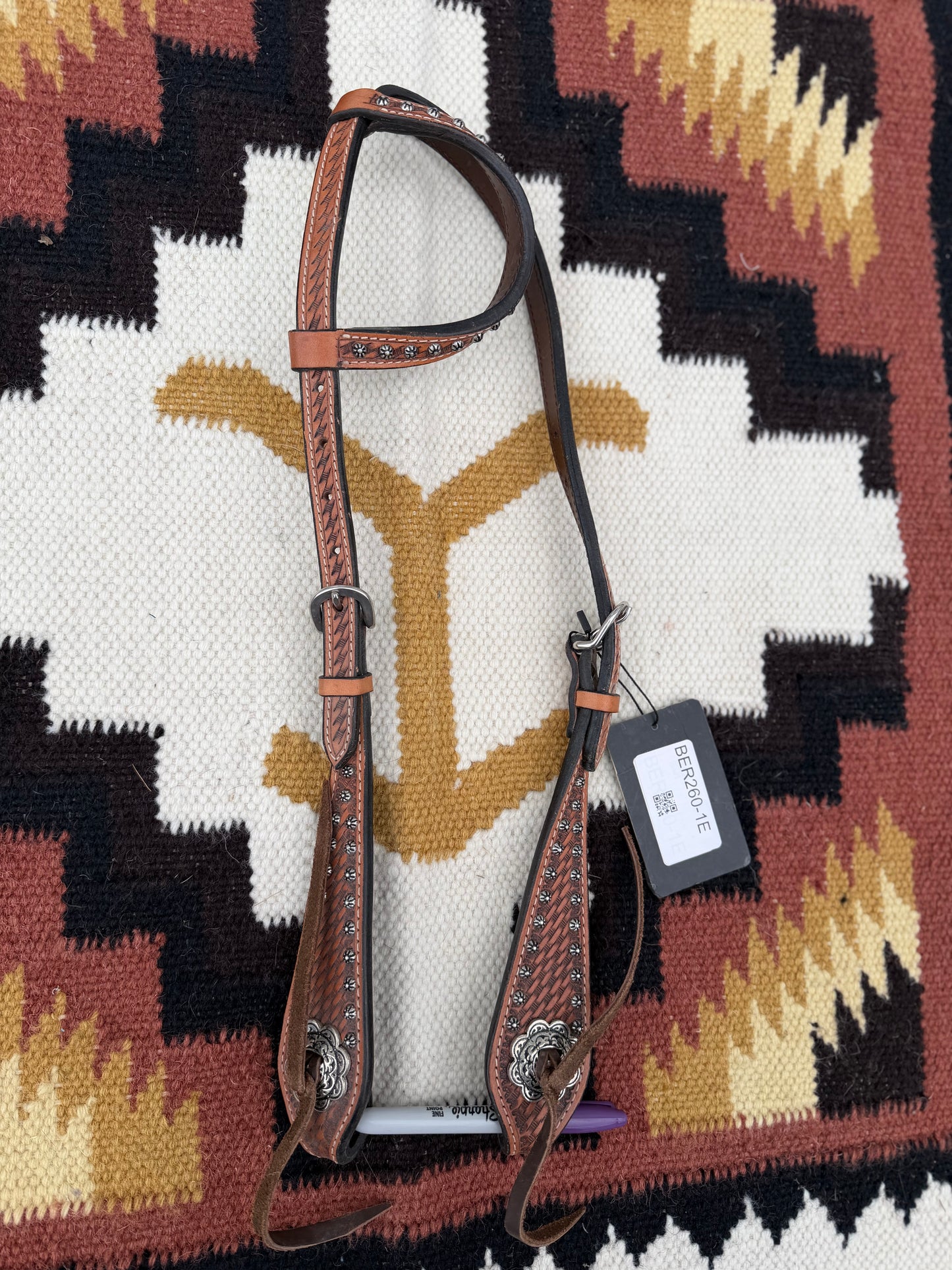 Studded One Ear Headstall