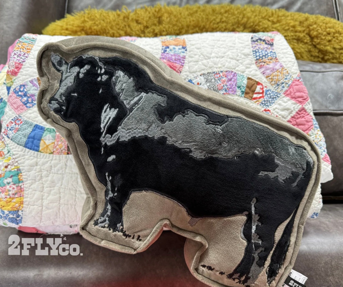 Cattle Talk Angus Pillow