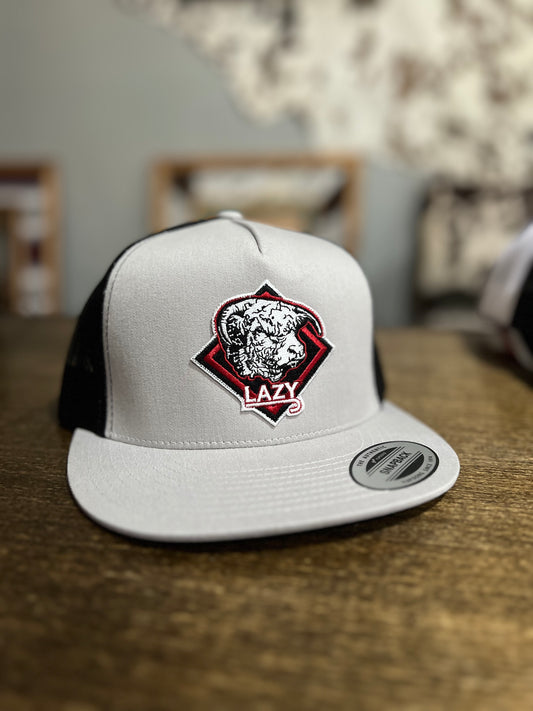 Lazy J Ranch Silver & Grey Snapback