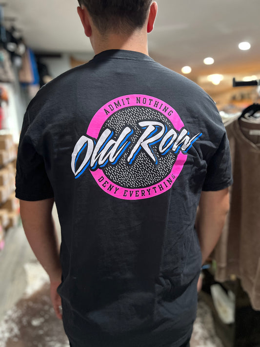 Old Row Circle Logo Black