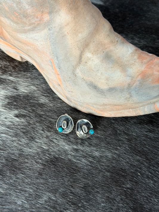 Turquoise Cowboy Hat Studs