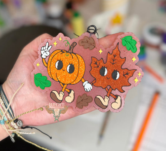 Pumpkin & Leaf Friends Freshie