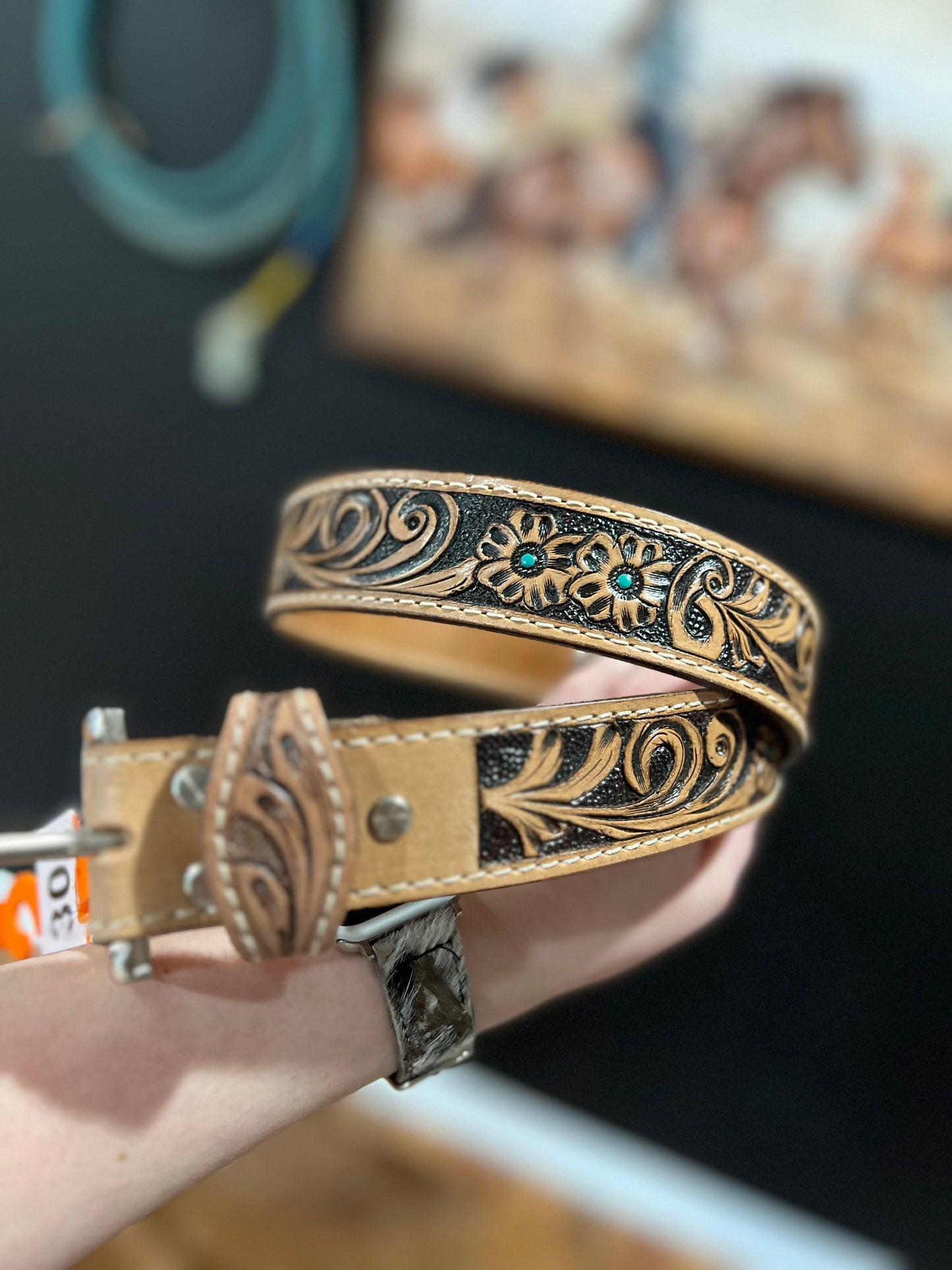 Skip Tooled Belt size 30