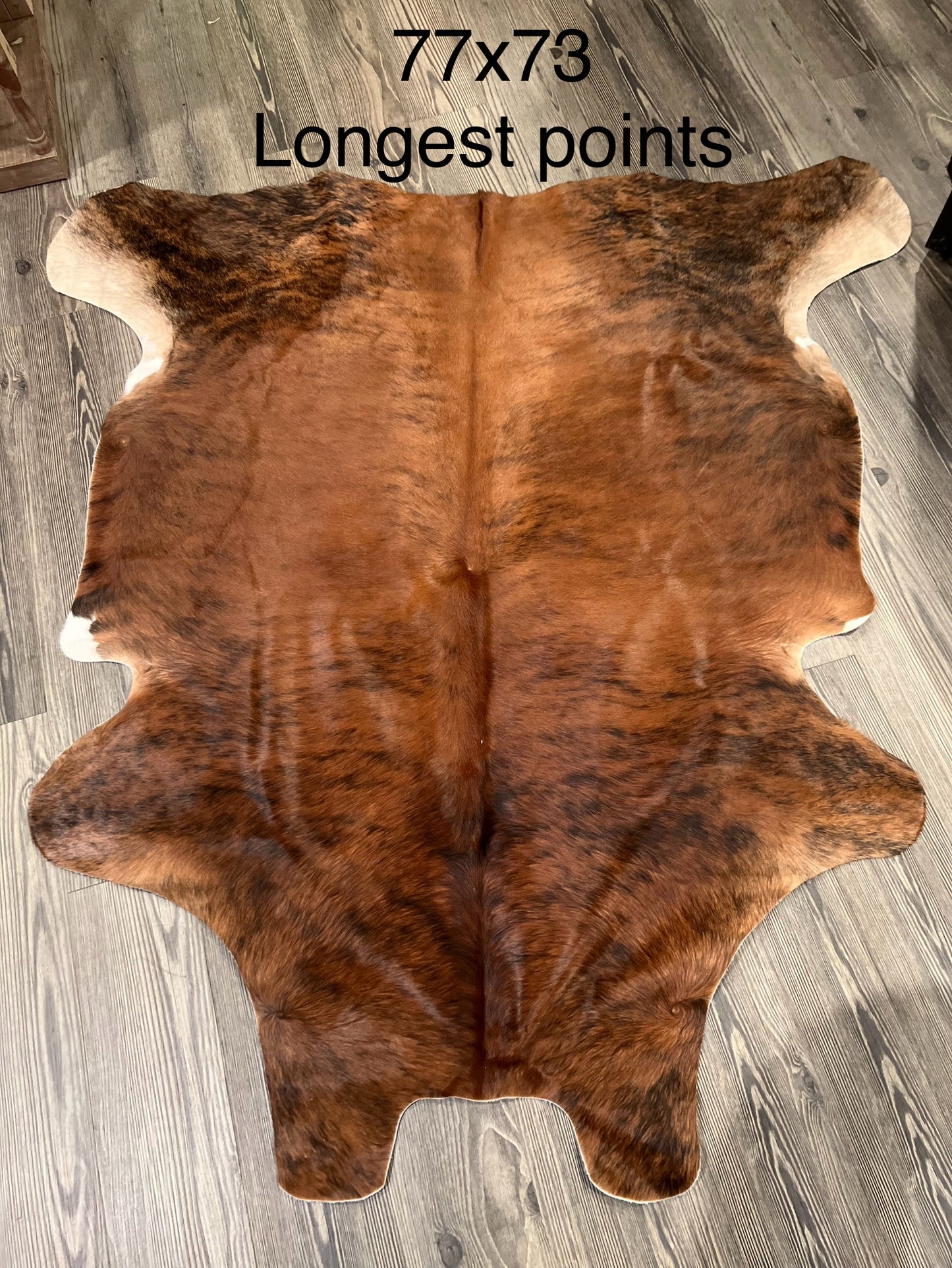 Cowhide Rug Brindle A