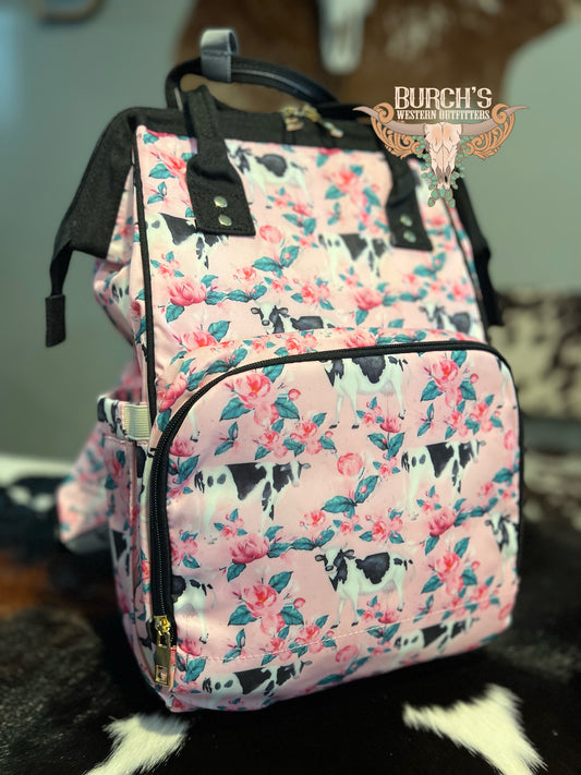 Betsy Cow Diaper Bag