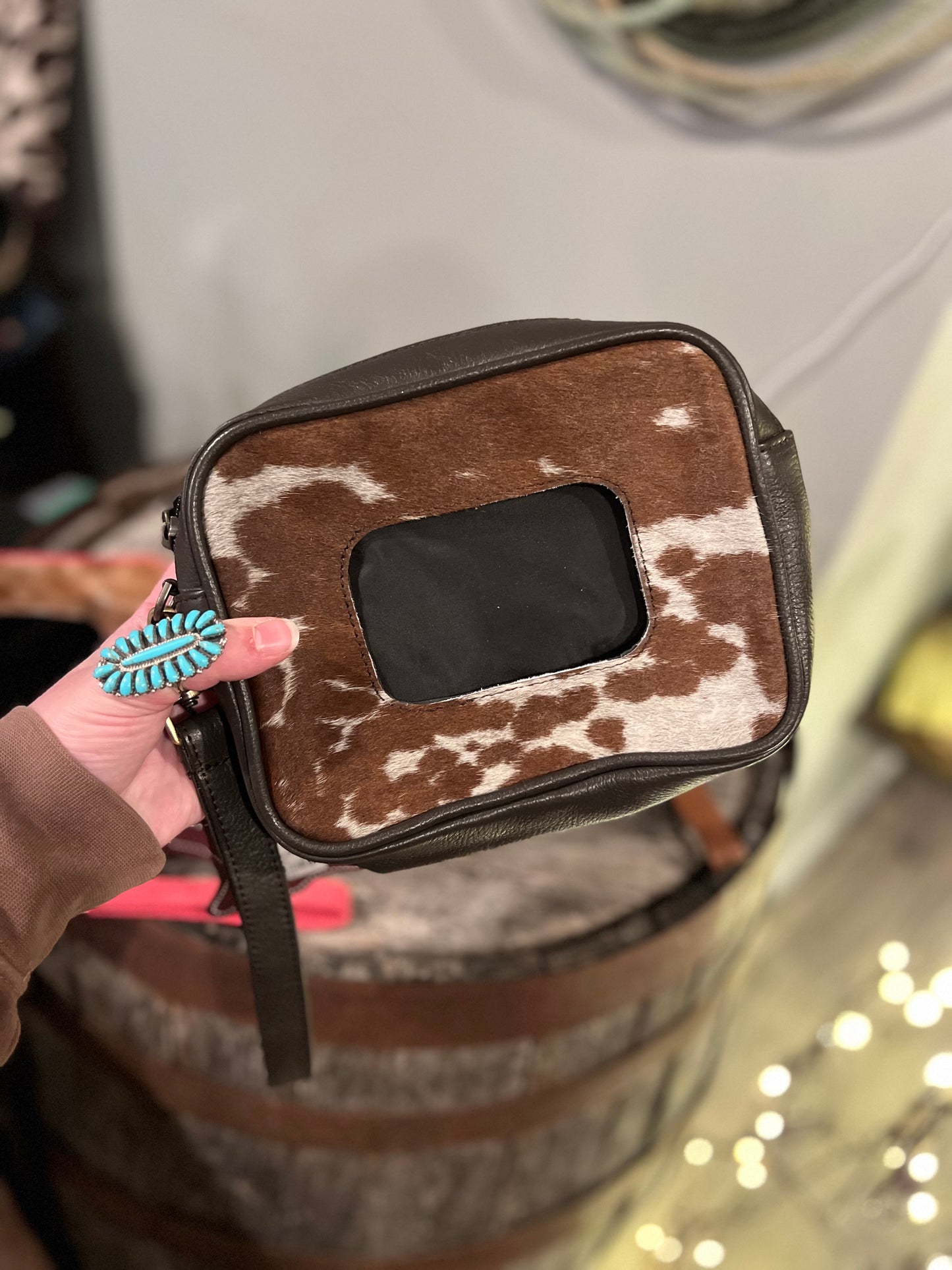 Chocolate Chip Cowhide Wipe Case