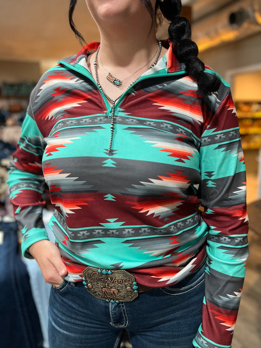 Texas Rain Fitted Quarter Zip