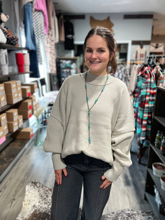 Mocha Oversized Sweater