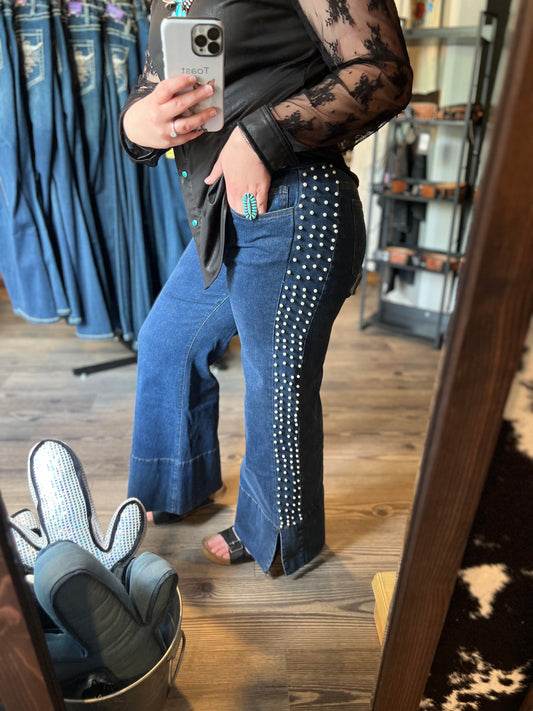 Coastal Pearl Jeans *Medium Wash