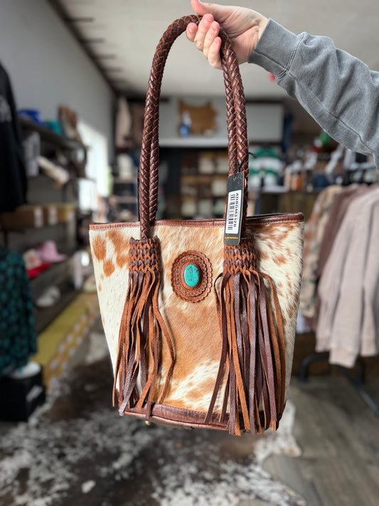 Cowhide Bucket Bag