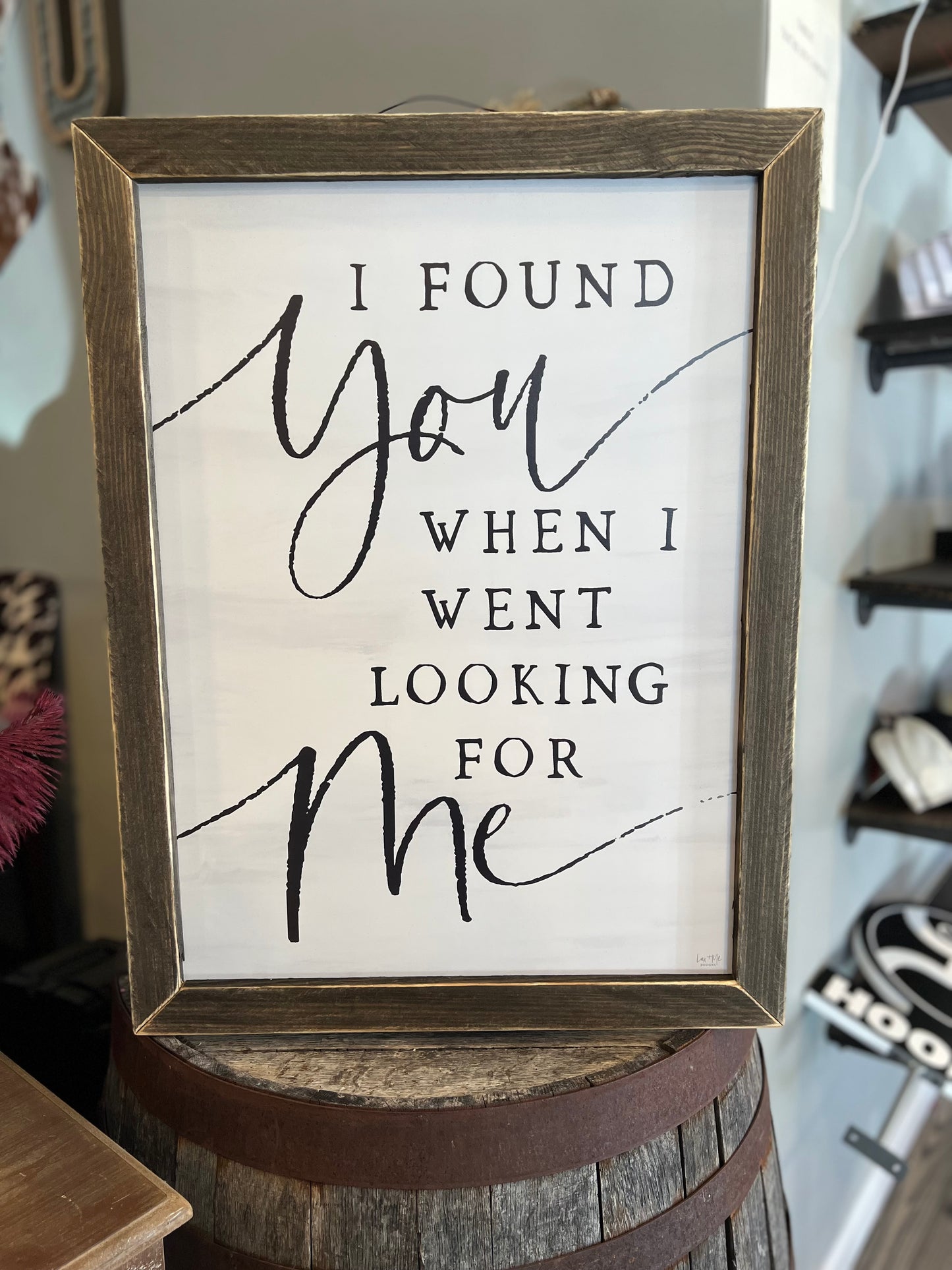 I Found You Framed Picture