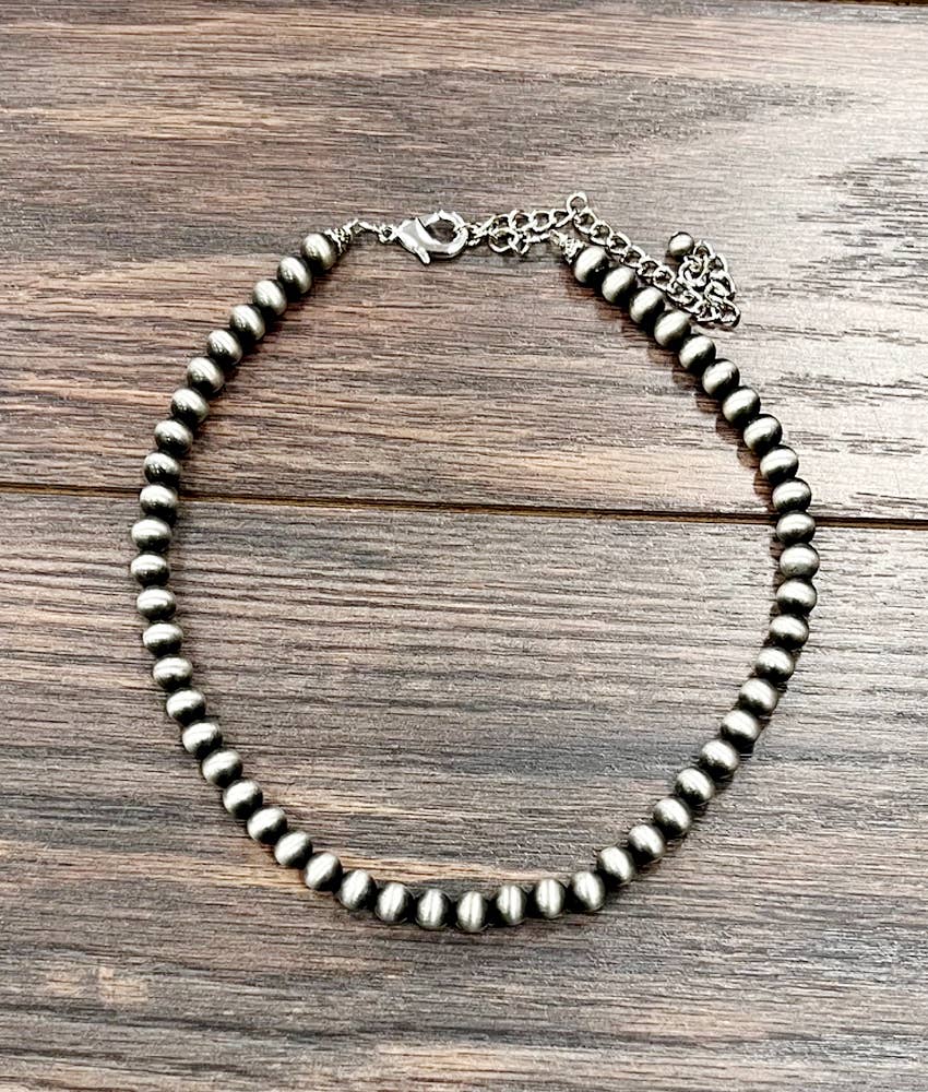 16" 8mm Faux Pearl Necklace