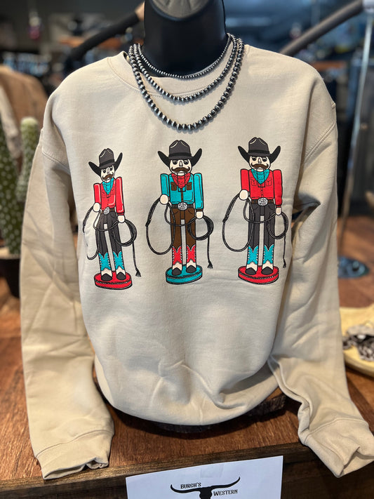 Cowboy Nutcracker Sweatshirt