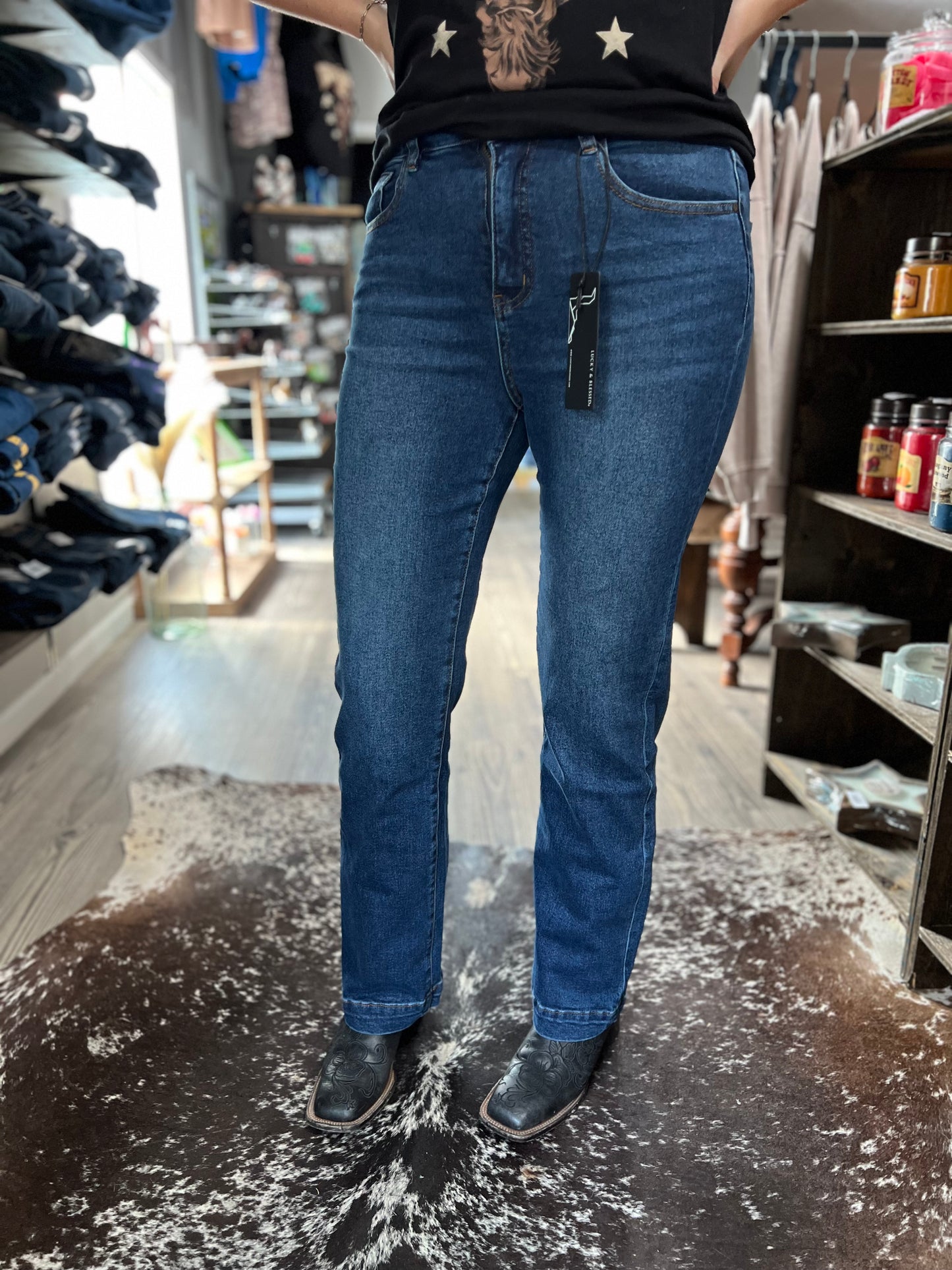 The Savannah’s Steer Pocket Bootcut Jeans