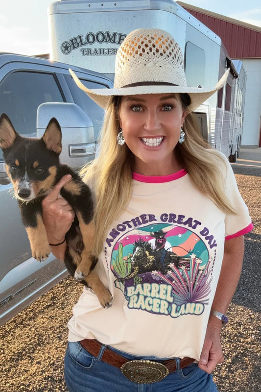 In Barrel Racer Land Tee
