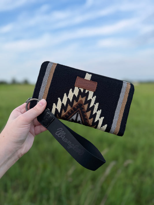 Wrangler Southwestern Knitted Wallet - Black