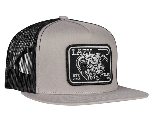 Lazy J Ranch SnapBack Silver/Black Elevation