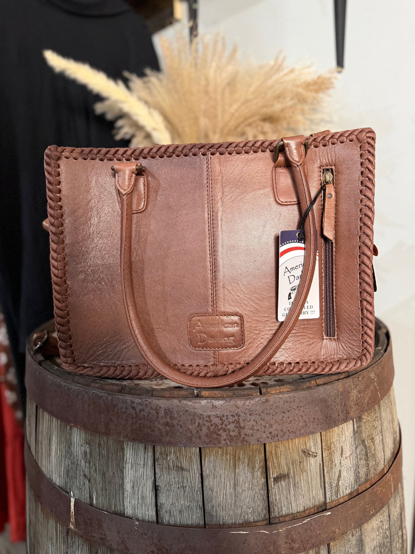 Cowhide + Saddleblanket Tote Crossbody