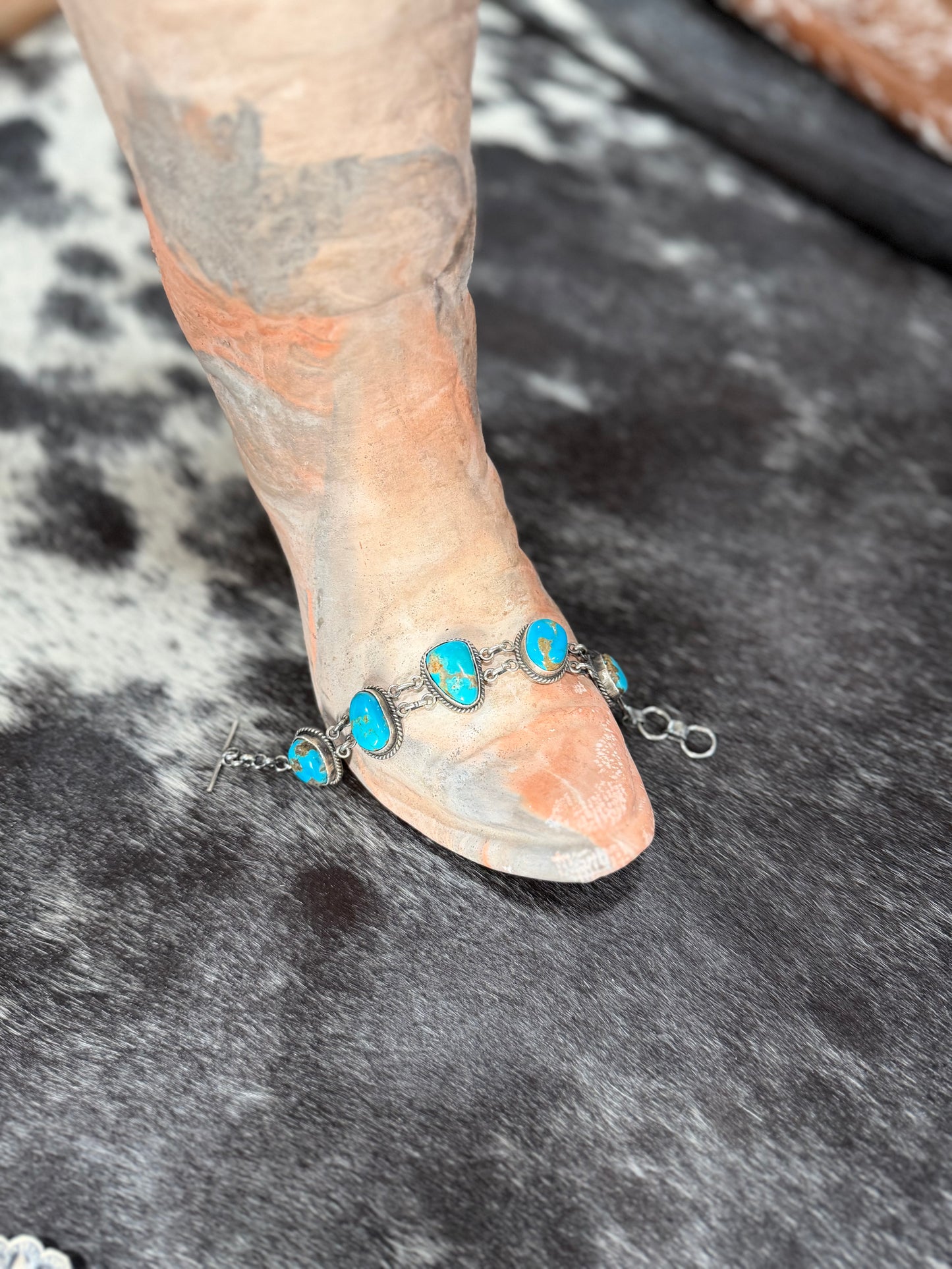 Turquoise Link Bracelet