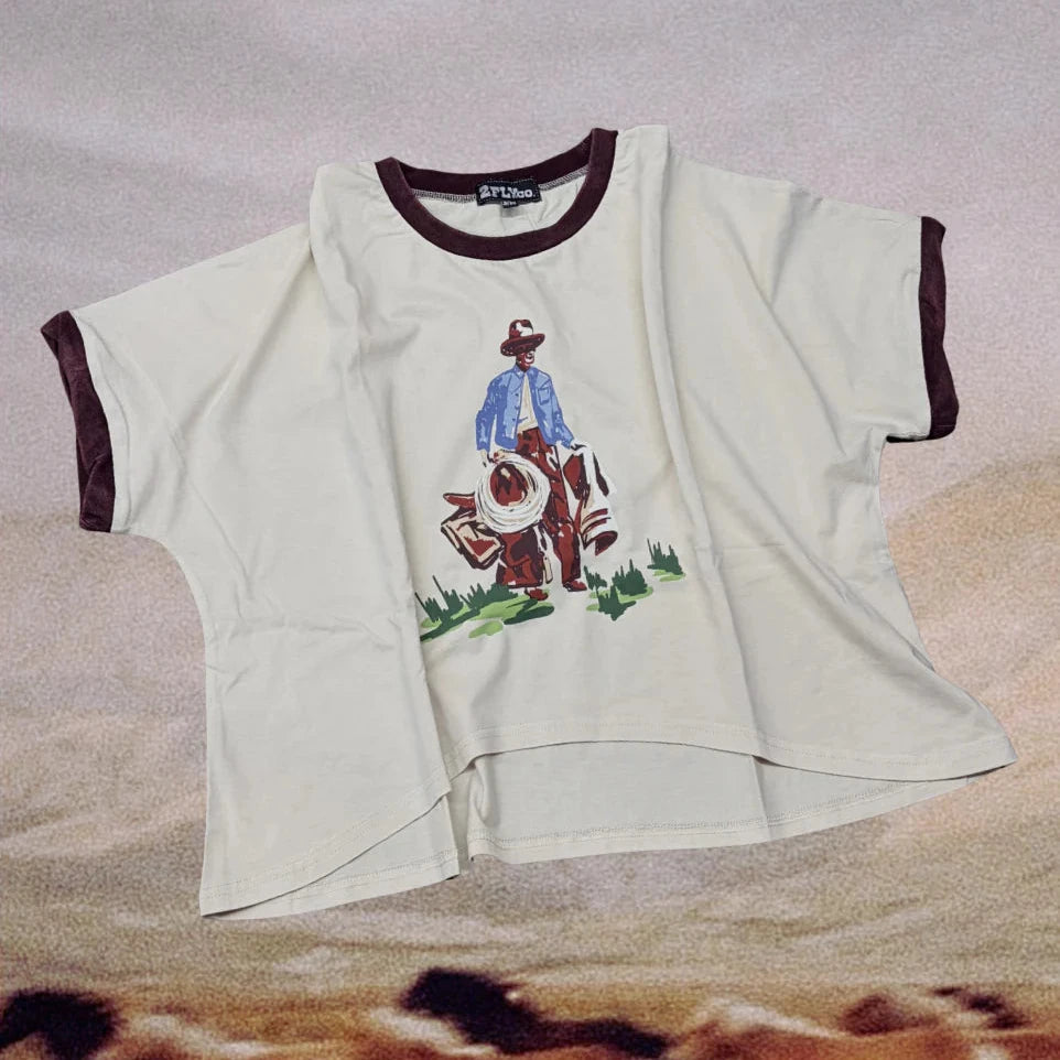 The Lone Drover Ringer Tee