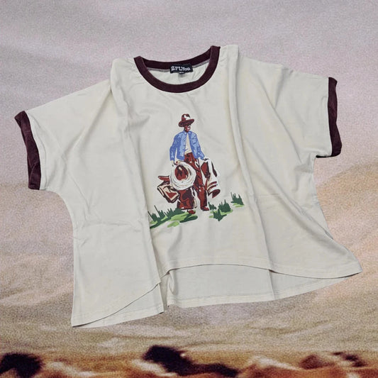 The Lone Drover Ringer Tee