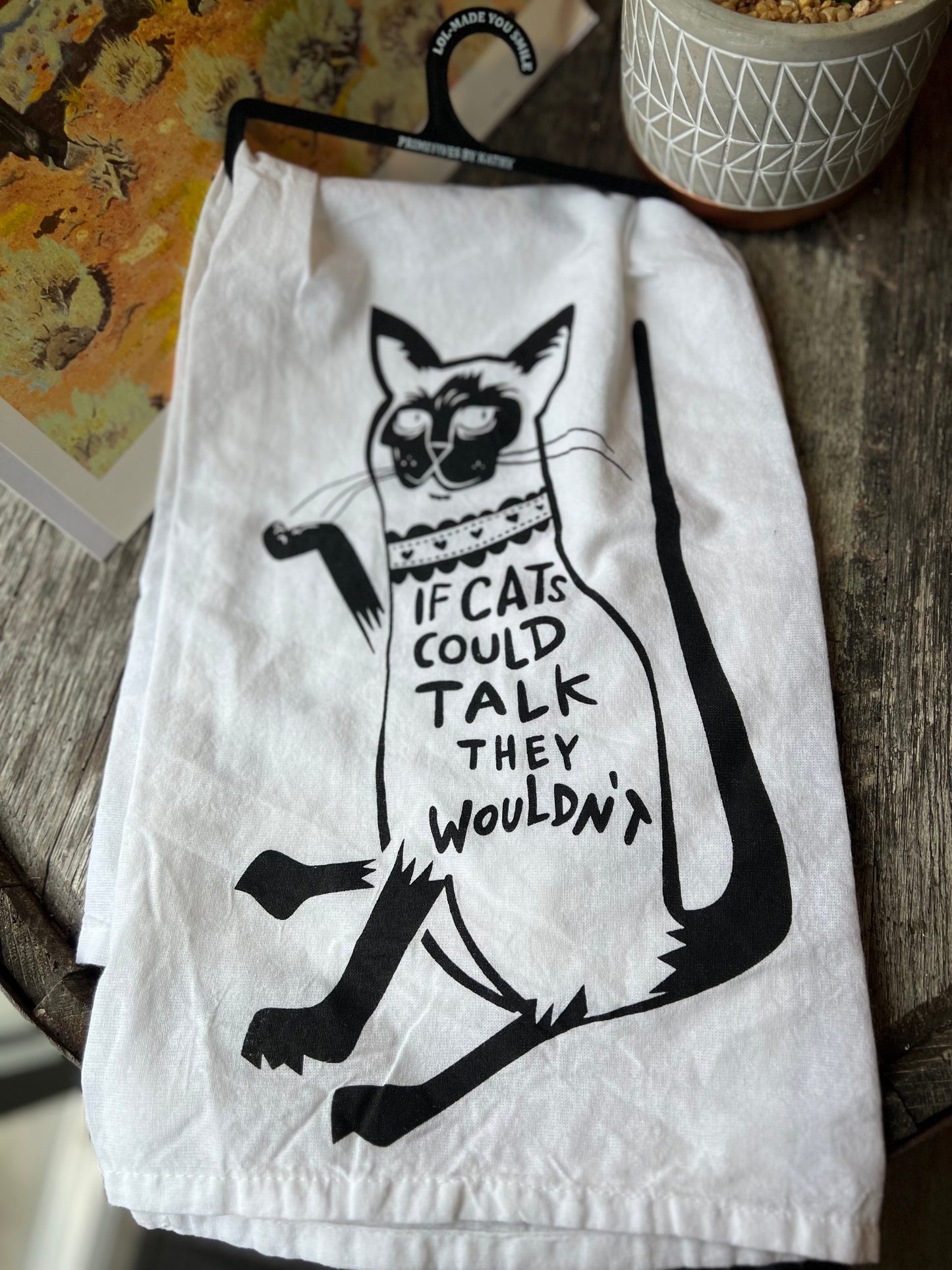 If Cats Could Talk Kitchen Towel