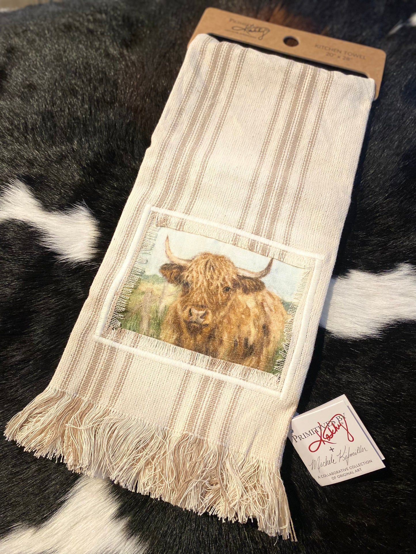 Kitchen Towel - Highland Cow