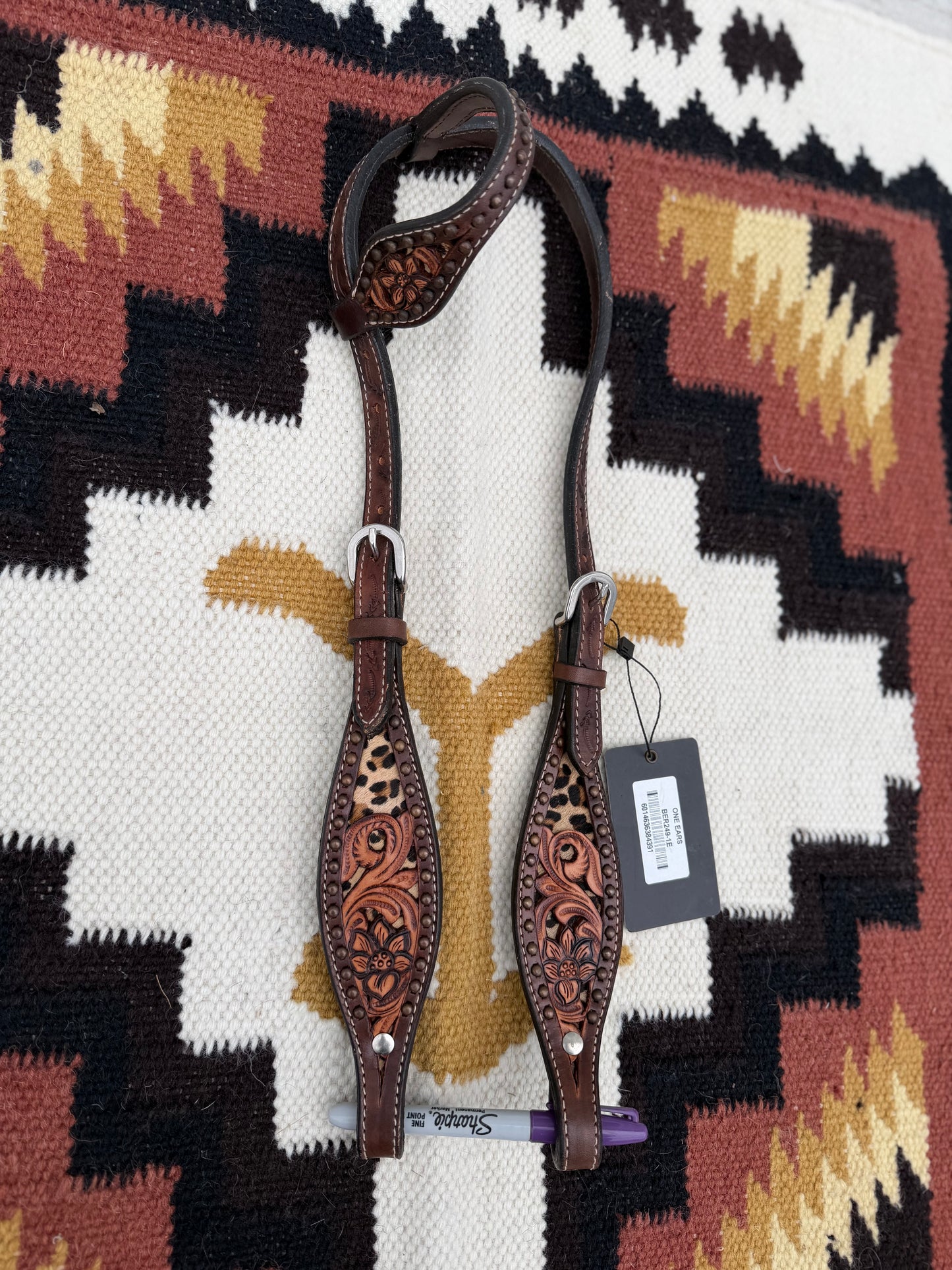 Cheetah One Ear Headstall