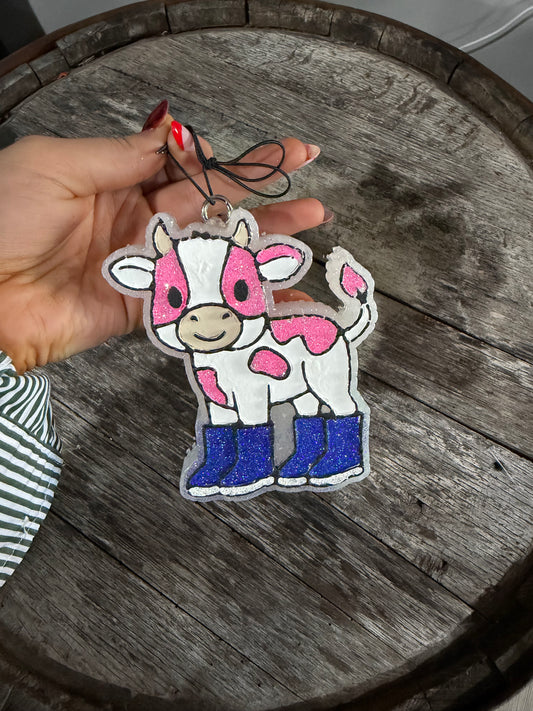 Rainboot Cow Freshie