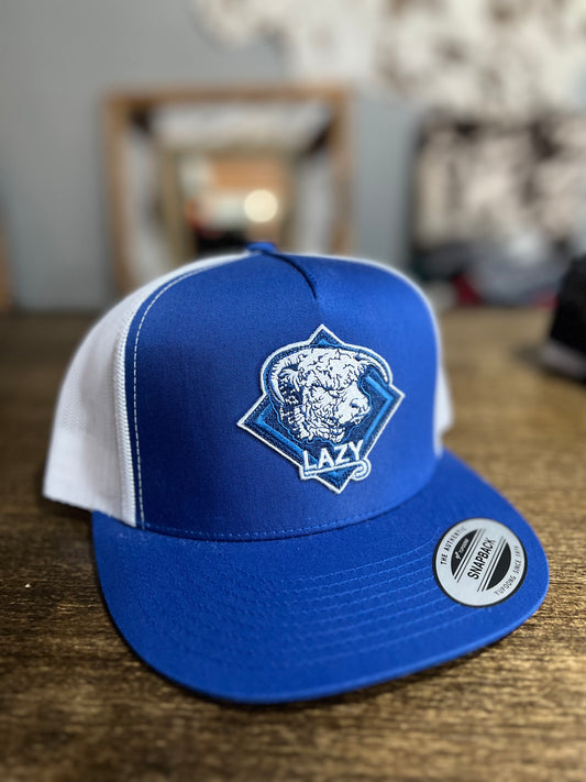 Lazy J Ranch Blue SnapBack