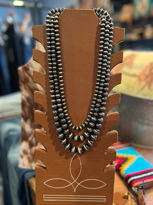 Boss Lady Faux Pearl Stack