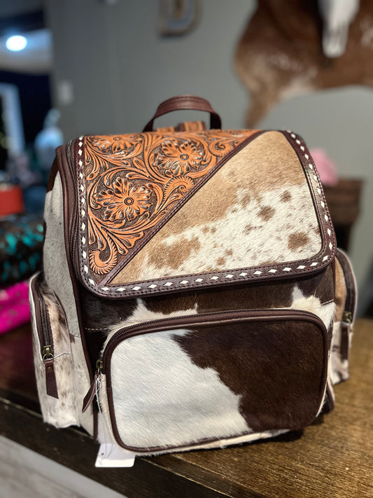 Willa Tooled Backpack / Diaper Bag