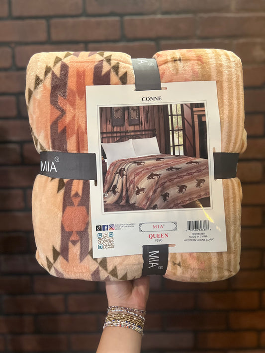 Aztec Bronc Queen Blanket