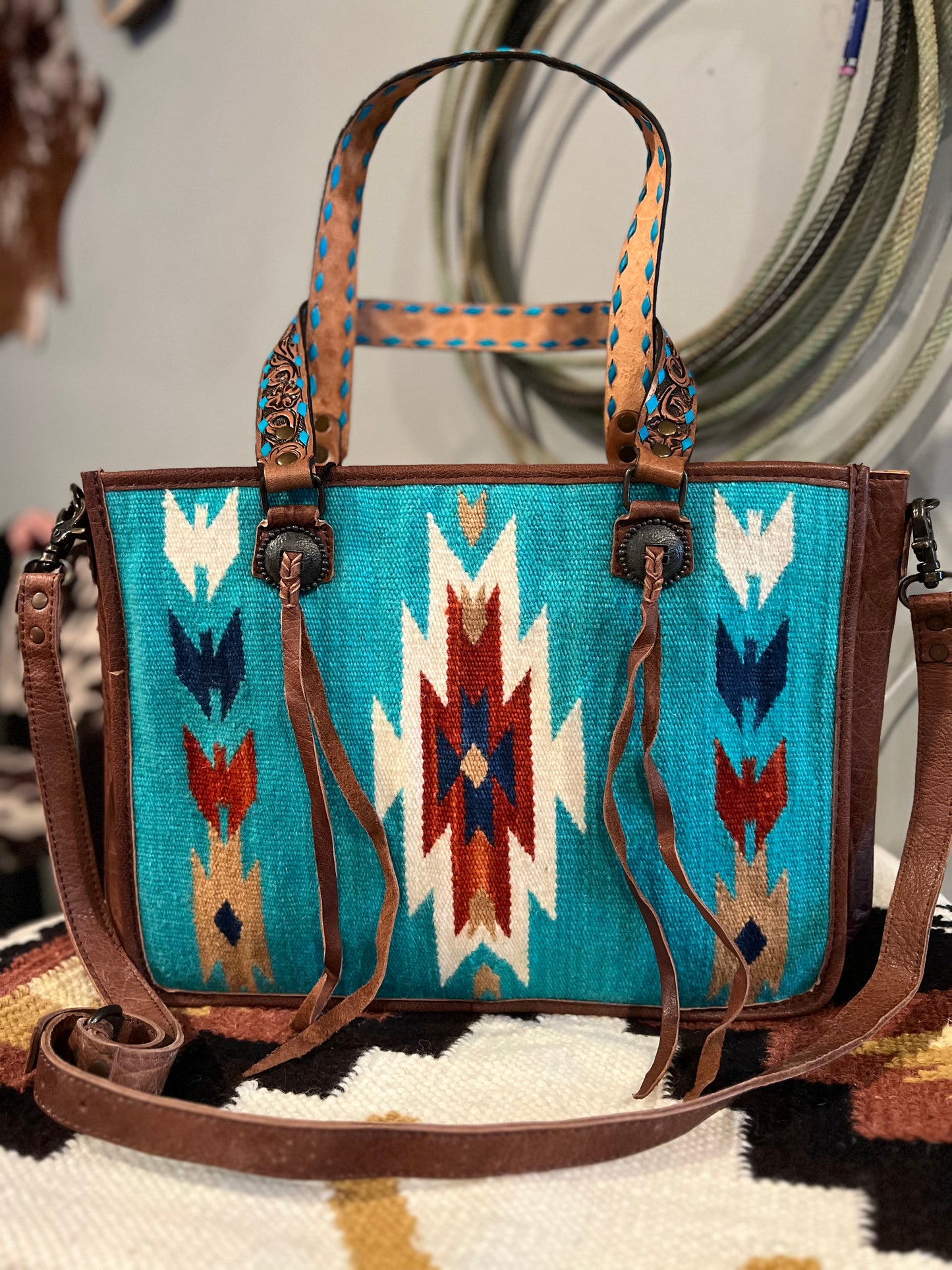 Trailer Park’s Tornado American Darling Saddleblanket Tote