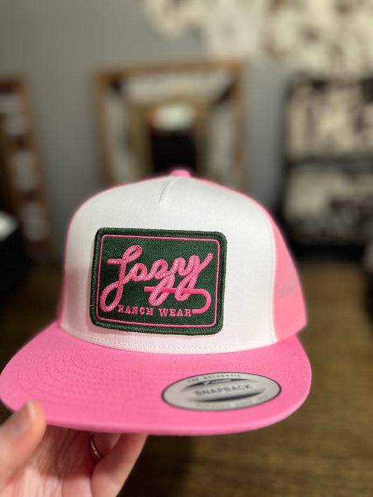 Lazy J Ranch Pink Snapback